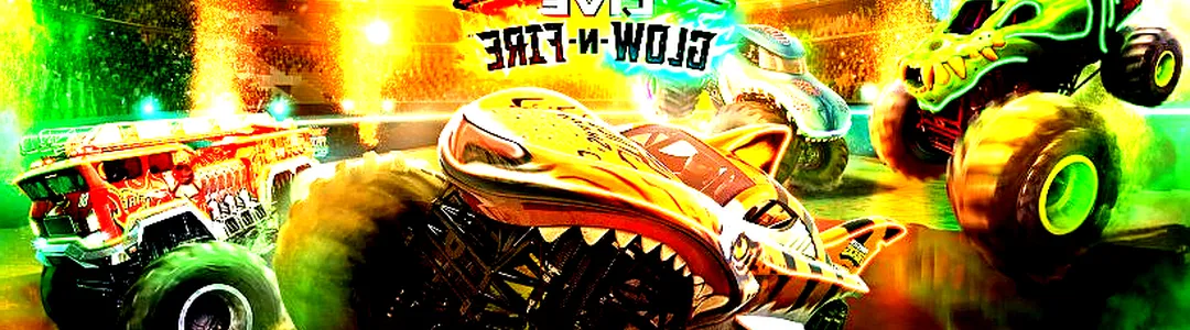 Hot Wheels Monster Trucks Live Glow-N-Fire