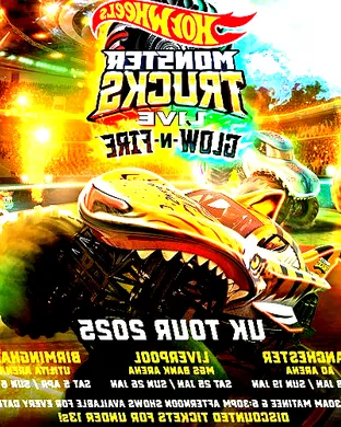 Hot Wheels Monster Trucks Live Glow-N-Fire